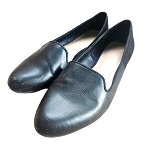 ALDO Black Mixed Textile Loafer Flats Kaami US 6.5 / EU 37
